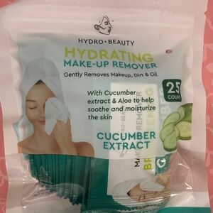 Hydro beauty hydrating makeup remover wipes